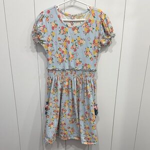 Matilda Jane Chalkboard Doodles Girls Floral Dress with Pockets, Size 10